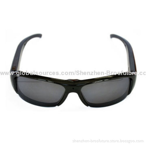 HD 720P 5MP Sunglasses Wearable Camera, 5V DC/500mAh Power AdapterNew